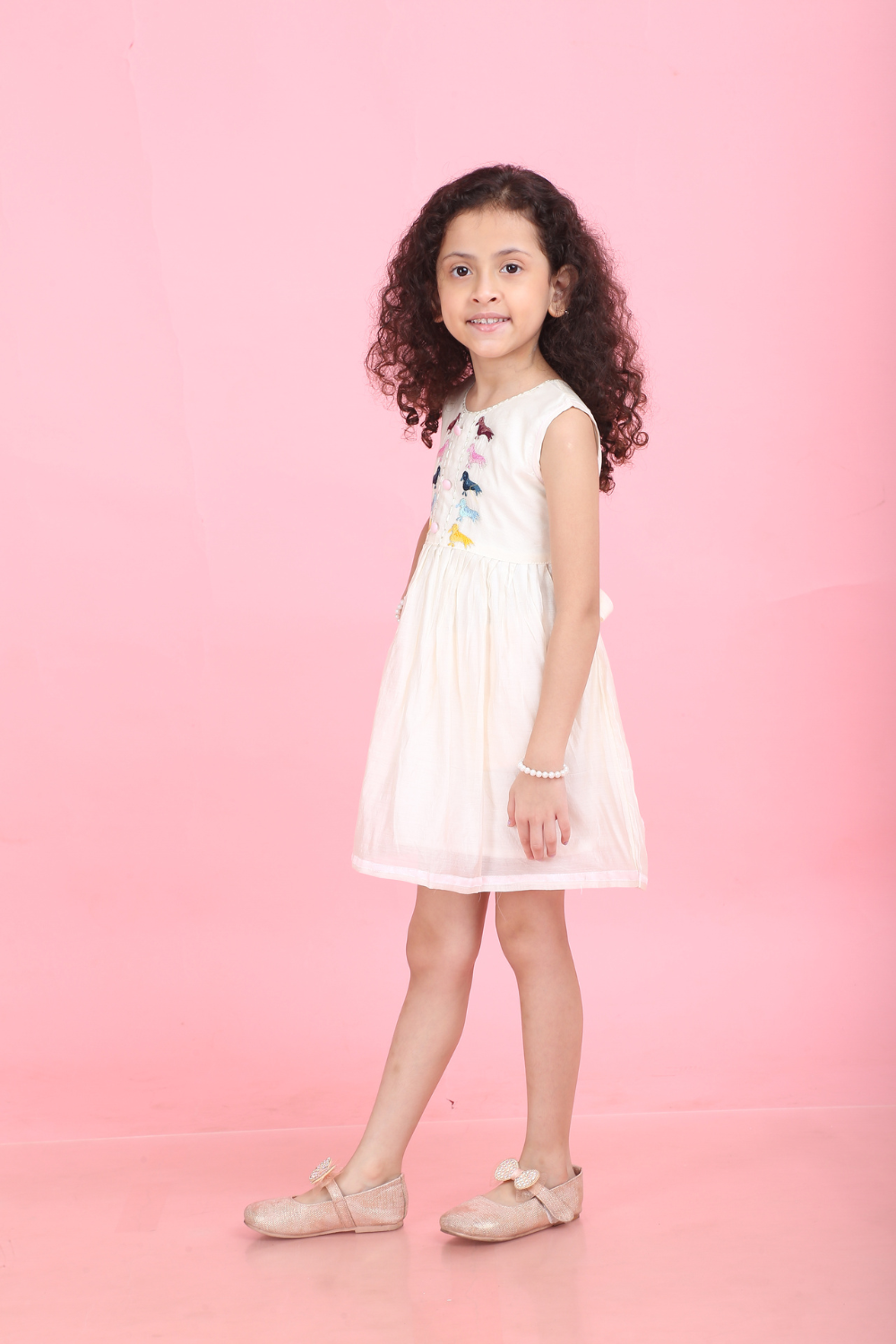 WHITE BIRDS DRESS