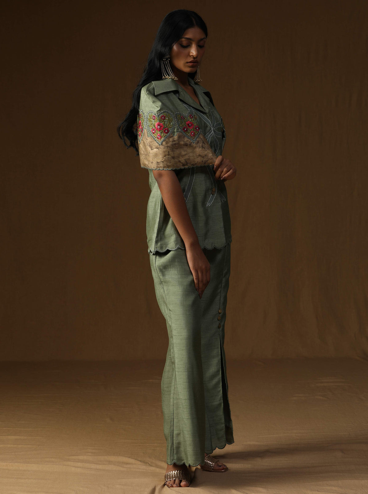 Chitra Pista Noor The Artisan Rooh Co-ord Set