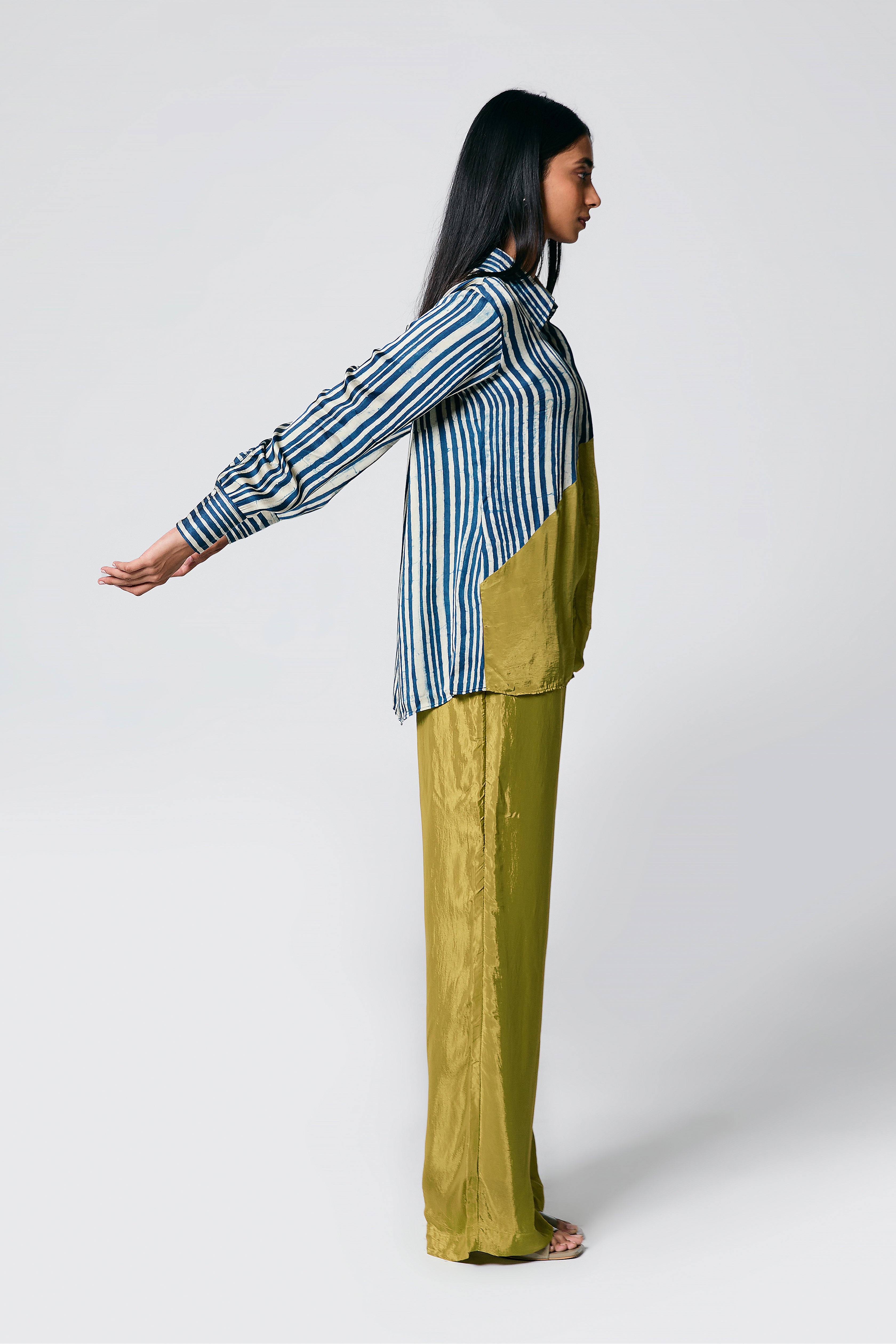 Diagonal shirt coord