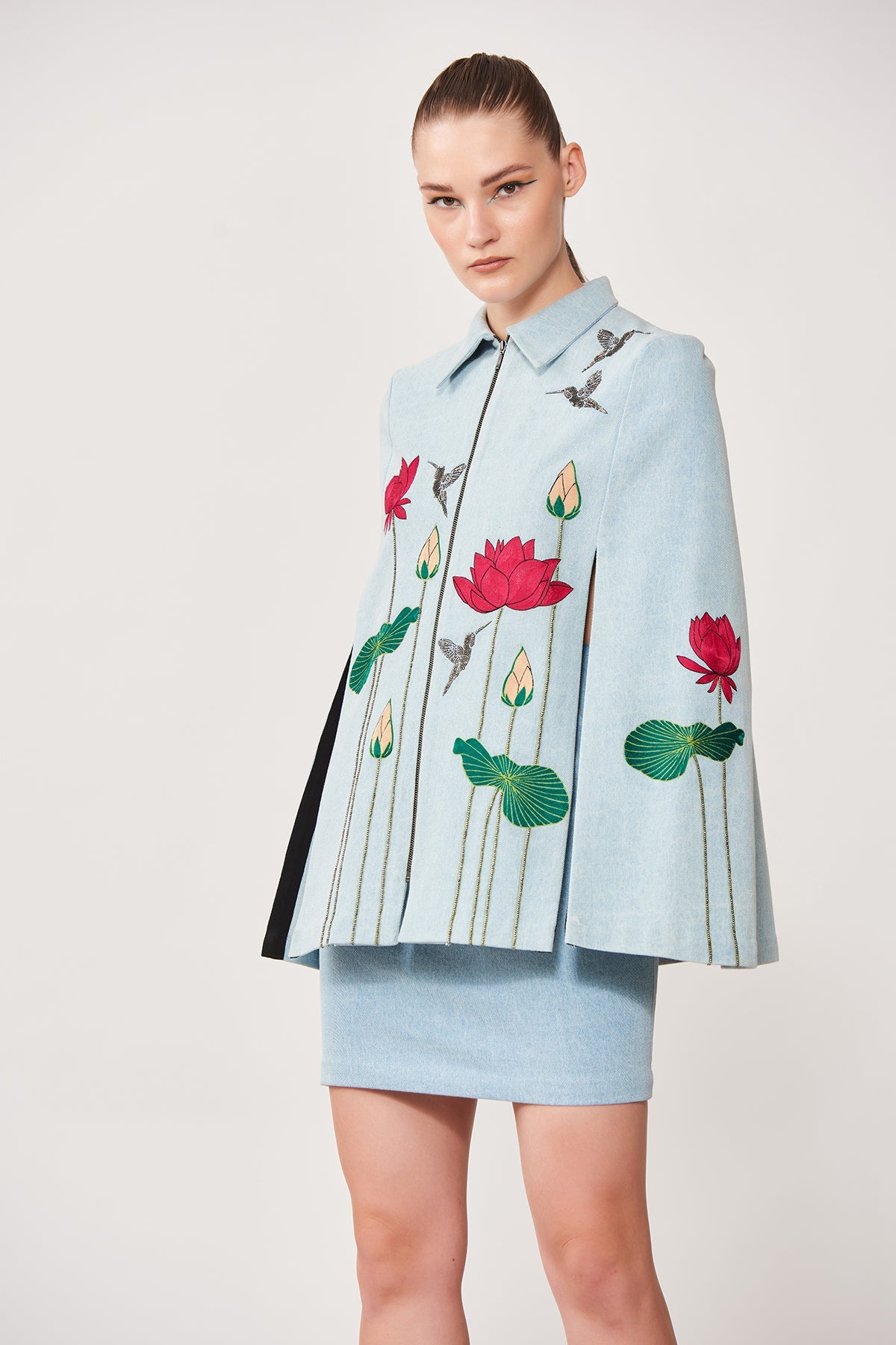 Lotus & Humming Bird Cape