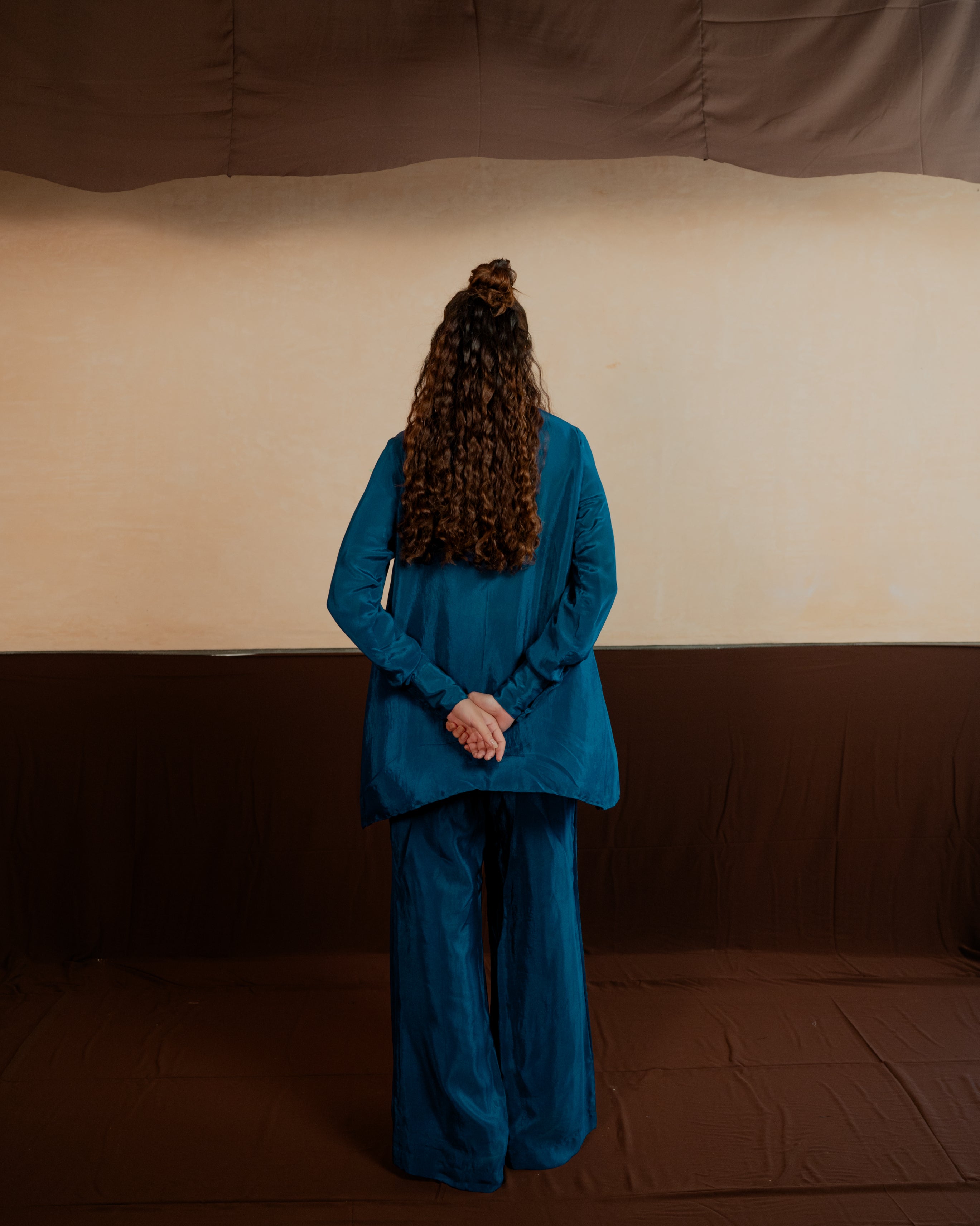 Pleated Shirt Co-ord
