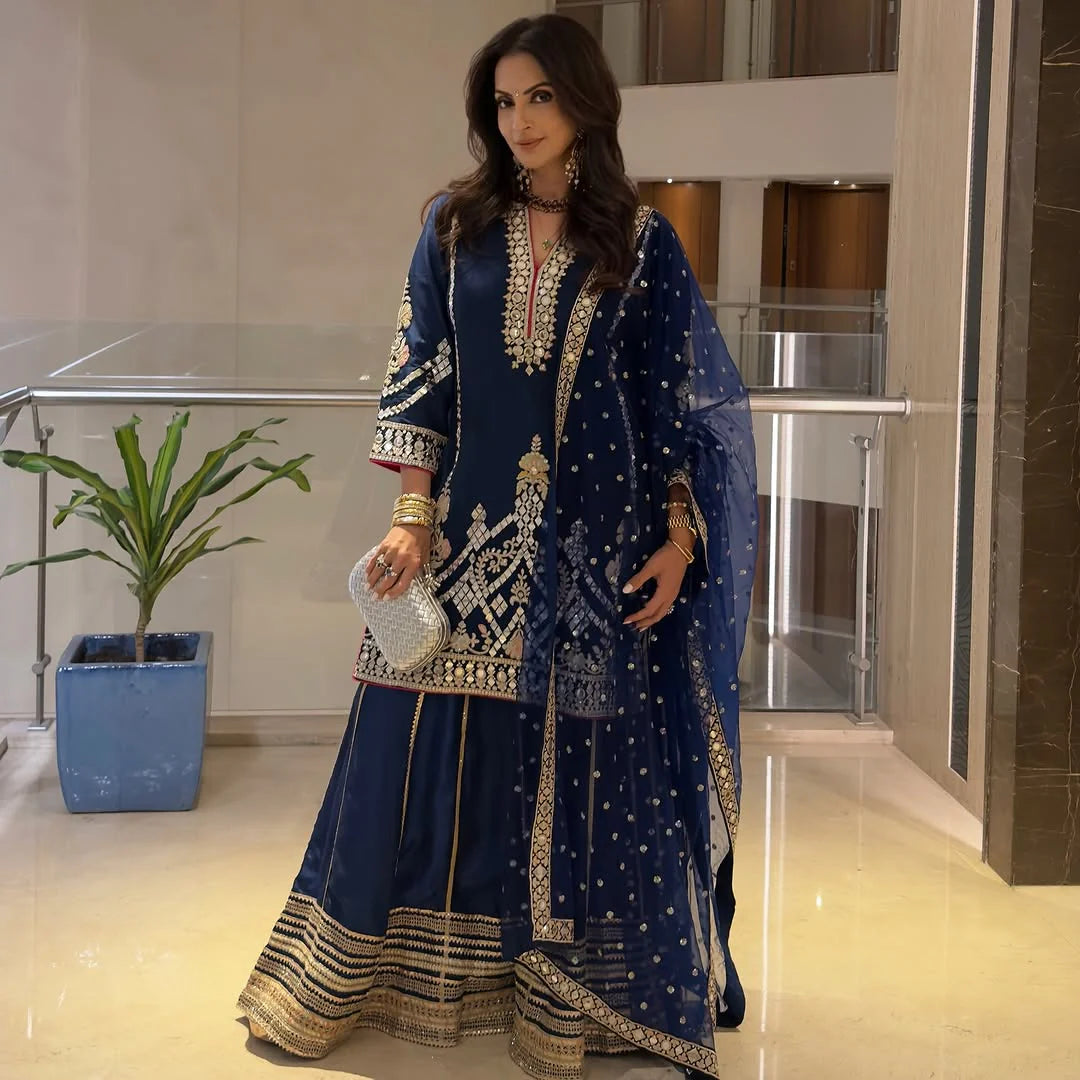 Prisha Sharara Set-Seema Kiran Sajdeh