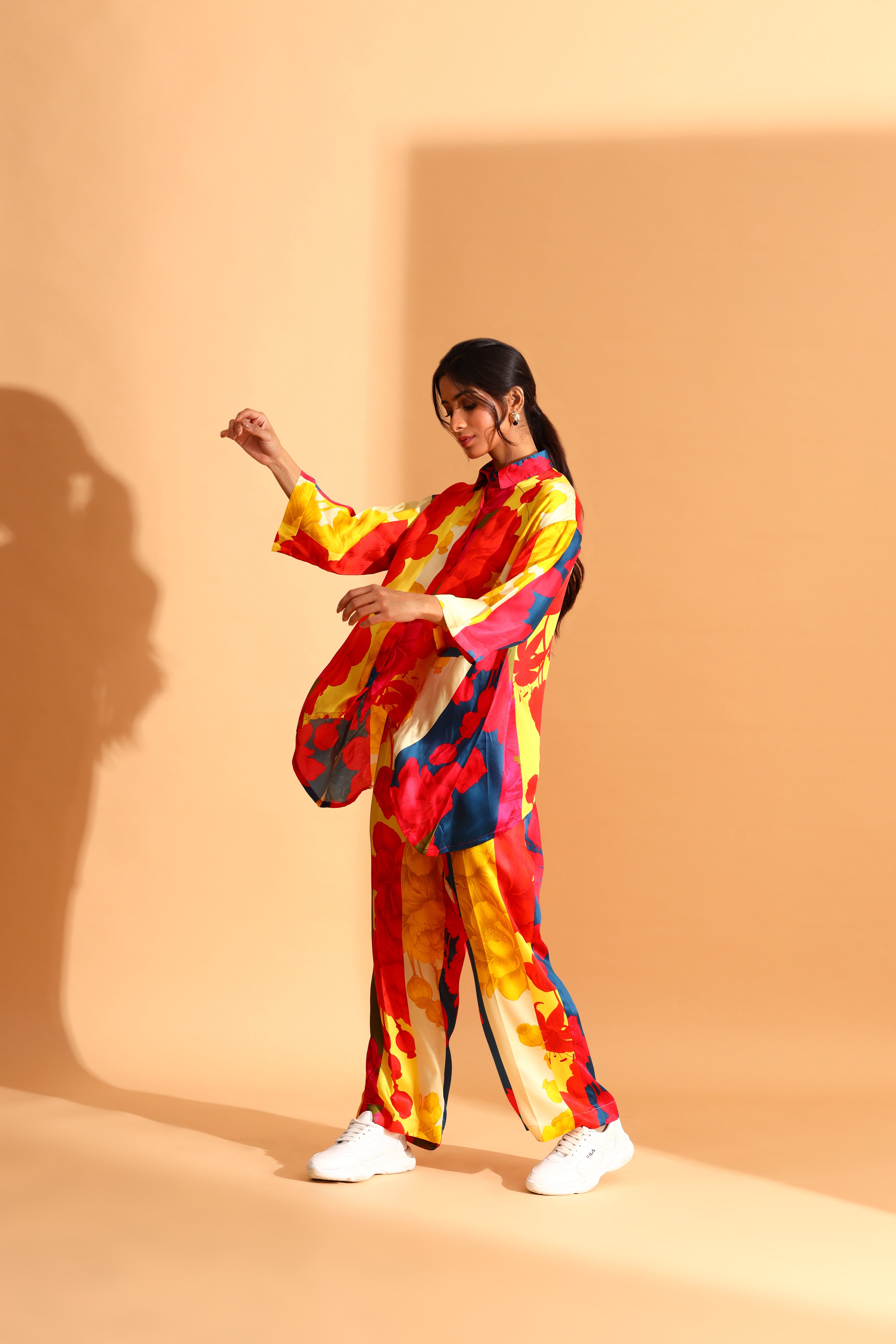 Blazing Marigo Shirt & Trousers Co-Ord Set