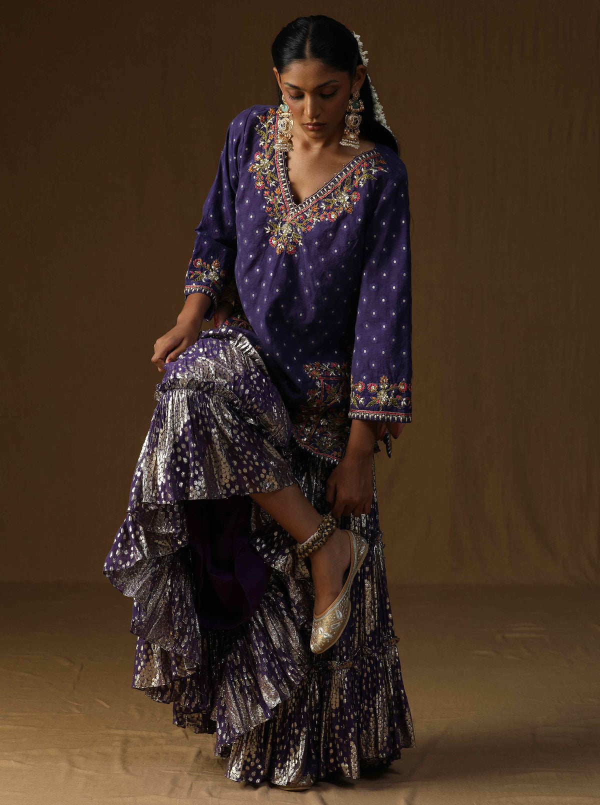 Noorika -Neel Kusum Sharara Set