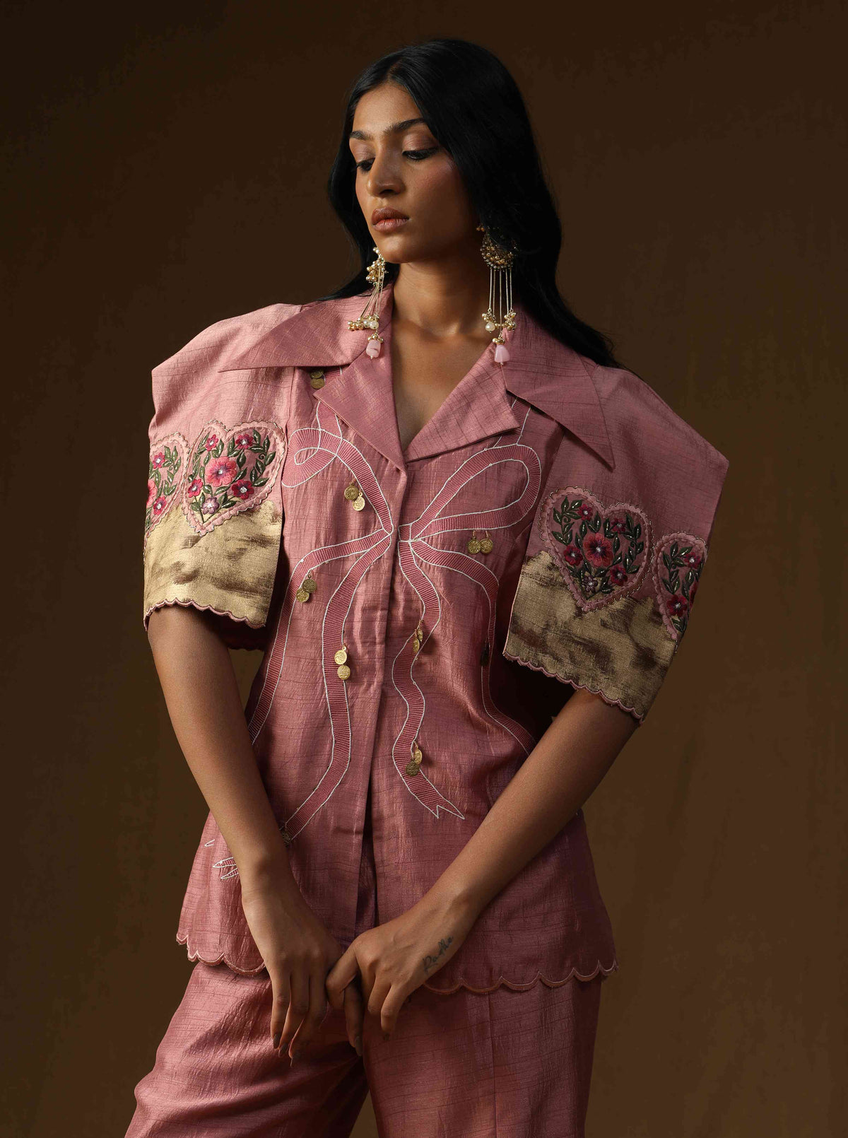 Chitra Gulab Noor The Artisan Rooh Co-ord Set