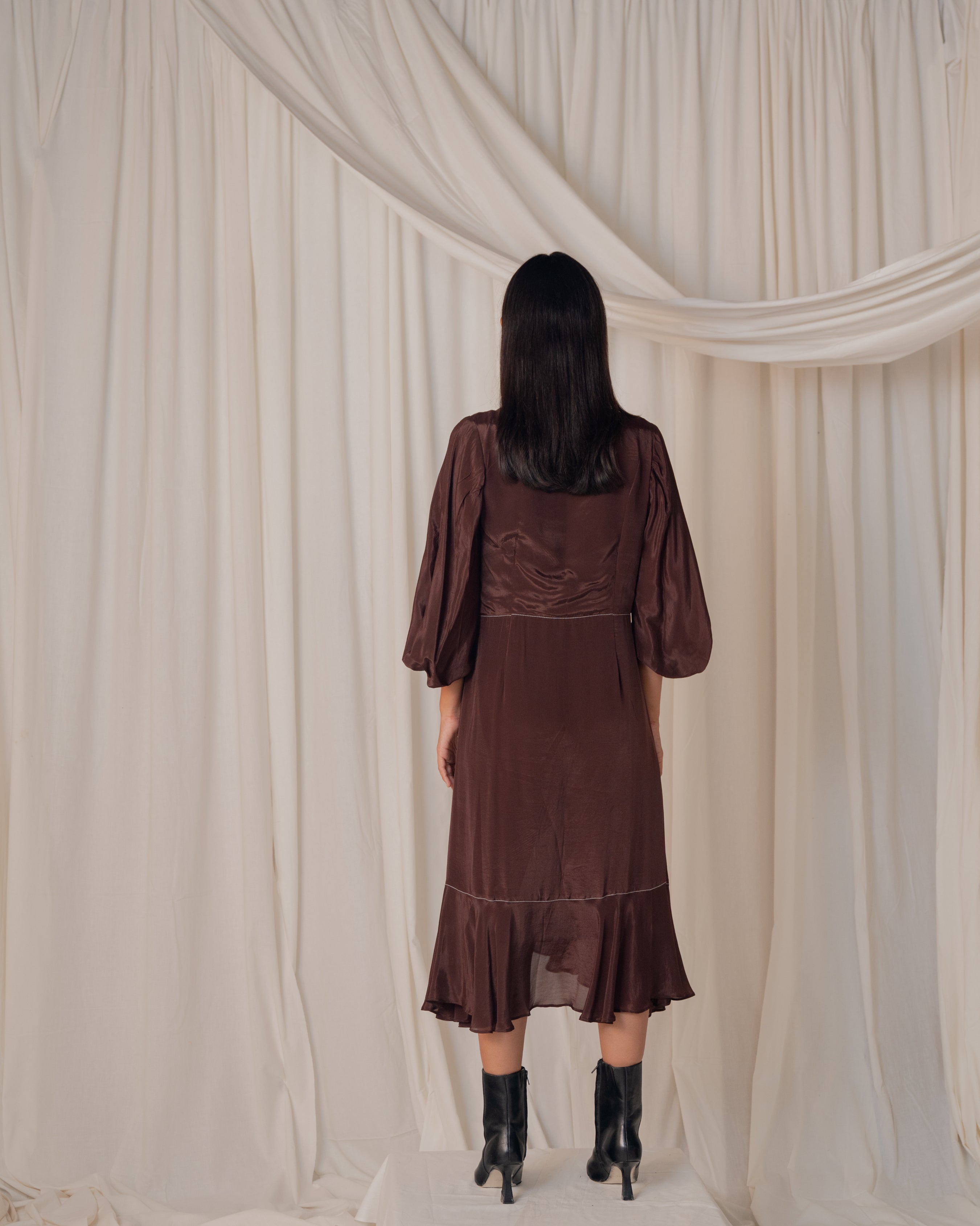 White Stitch Dress