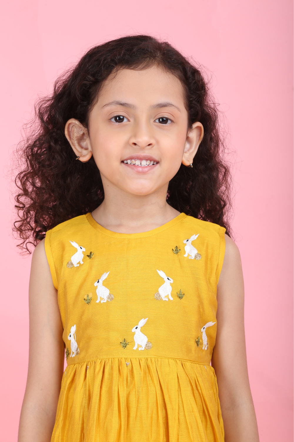 YELLOW RABBIT DRESS