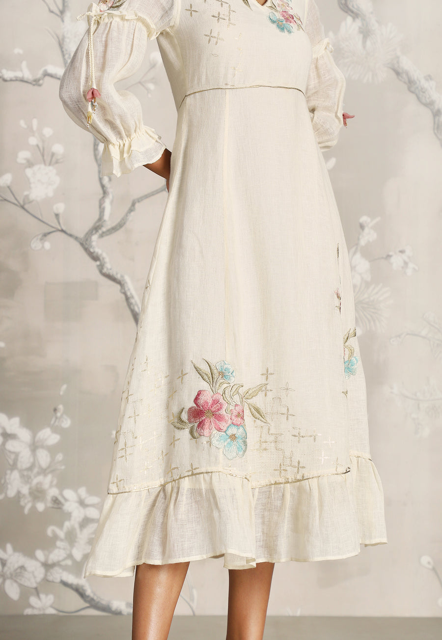 Corsage Bed Of Roses Dress