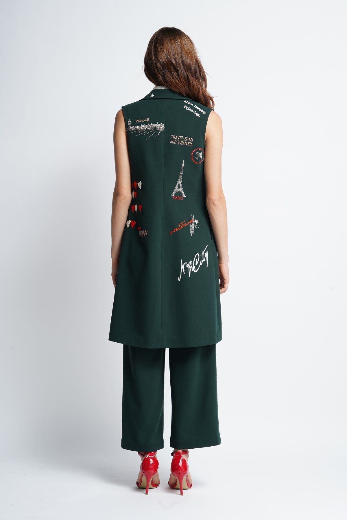 Bottle Green Relaxed Pants