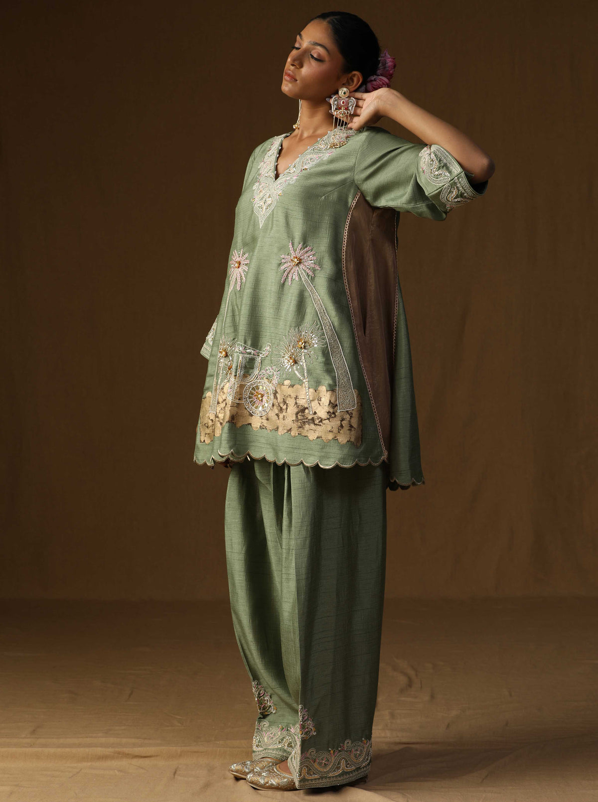 Vanya Harit Embroidered Suit Set