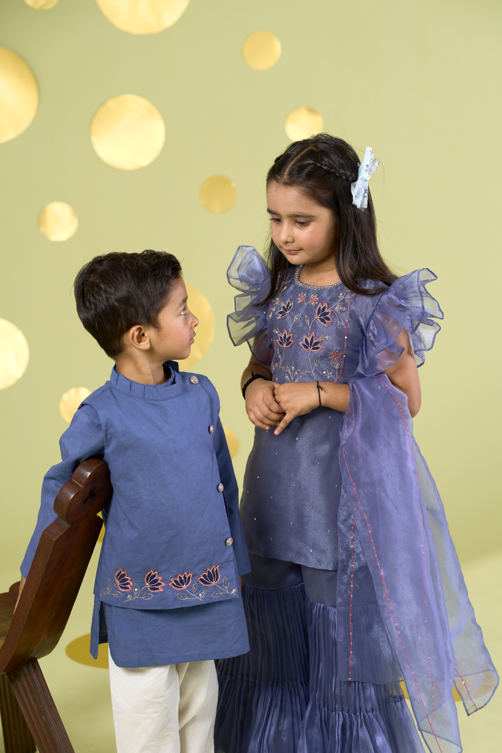 BLUE LOTUS BANDI SET