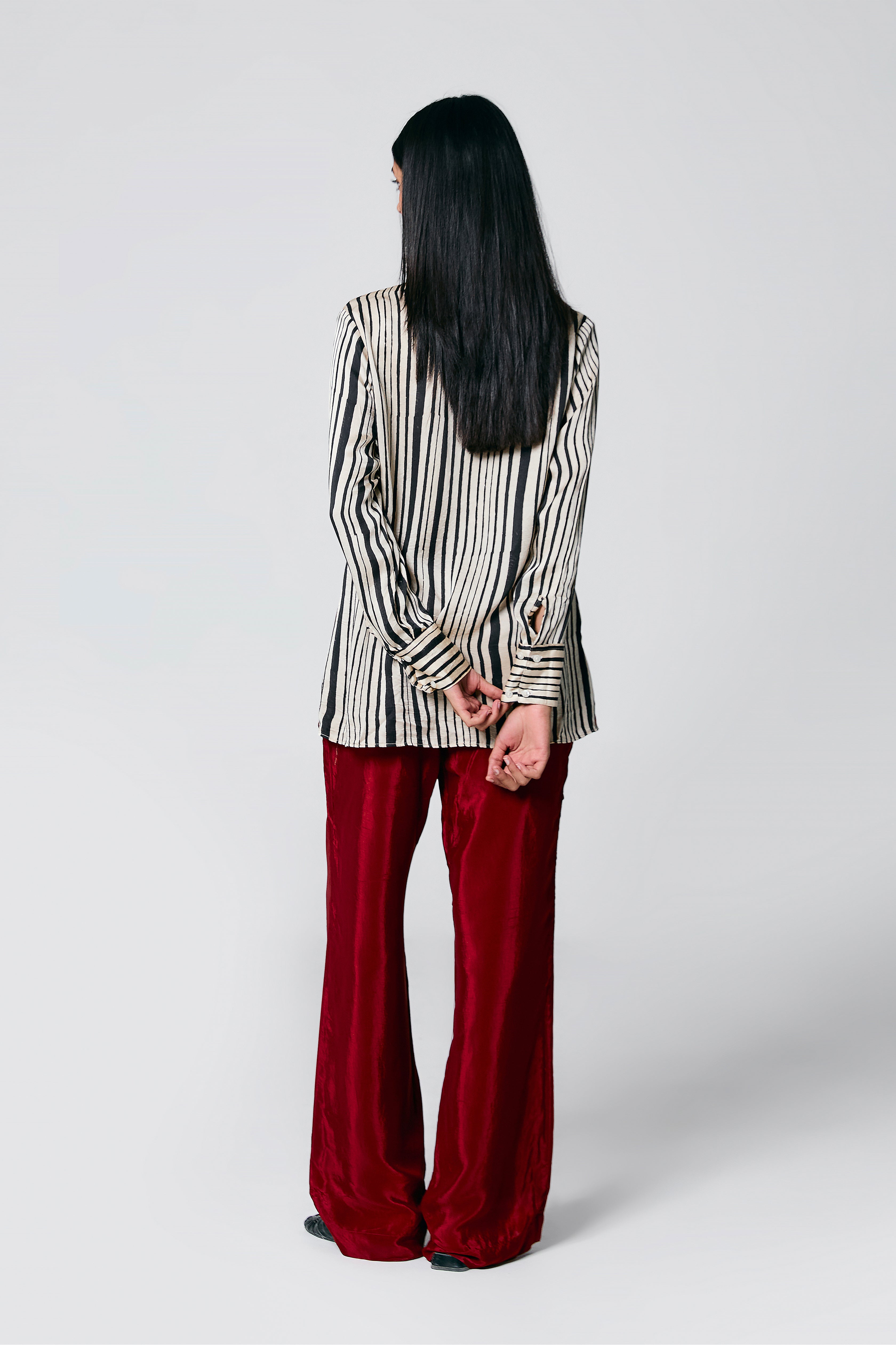 Diagonal shirt coord