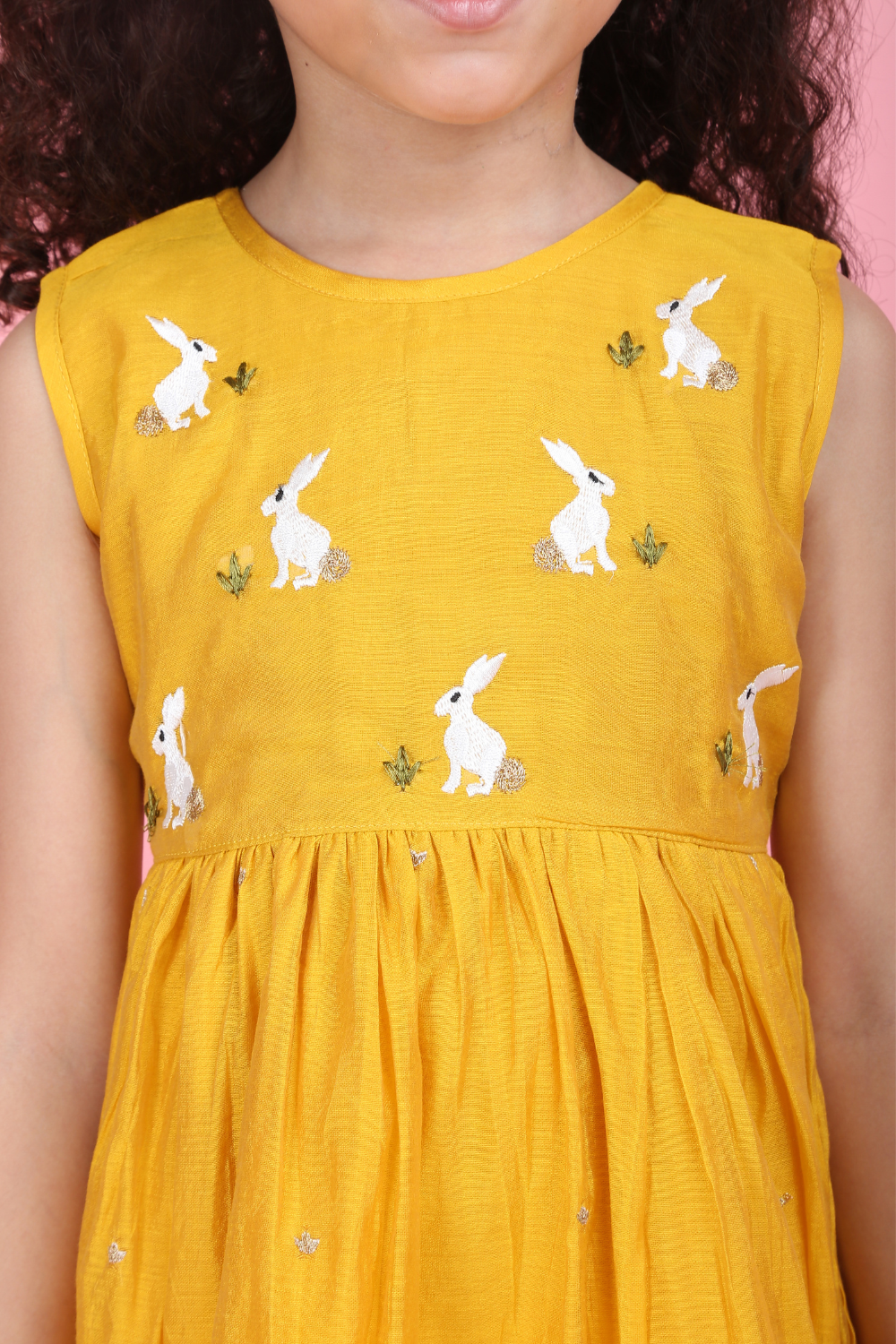 YELLOW RABBIT DRESS