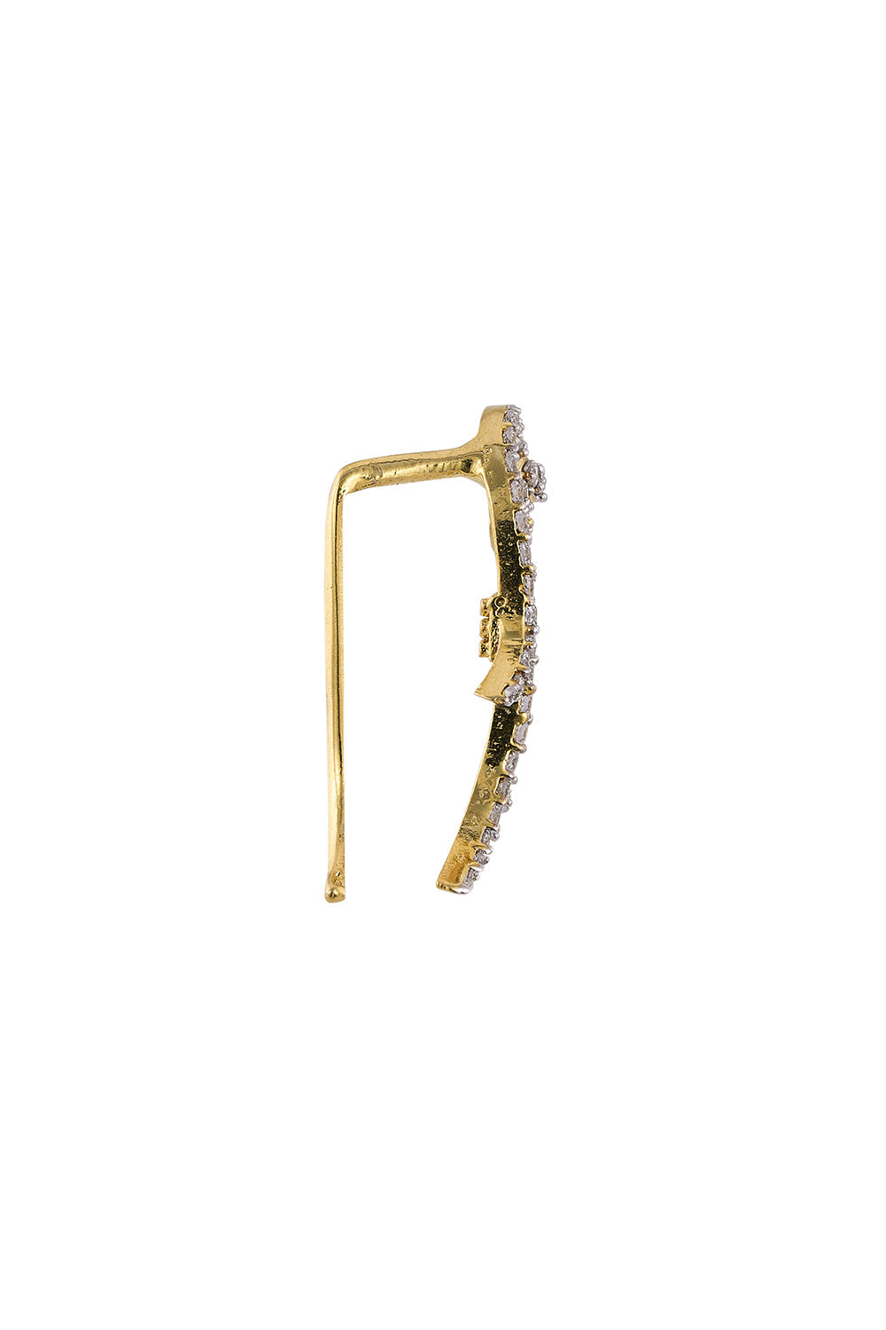 925 Silver Canna Earcuff