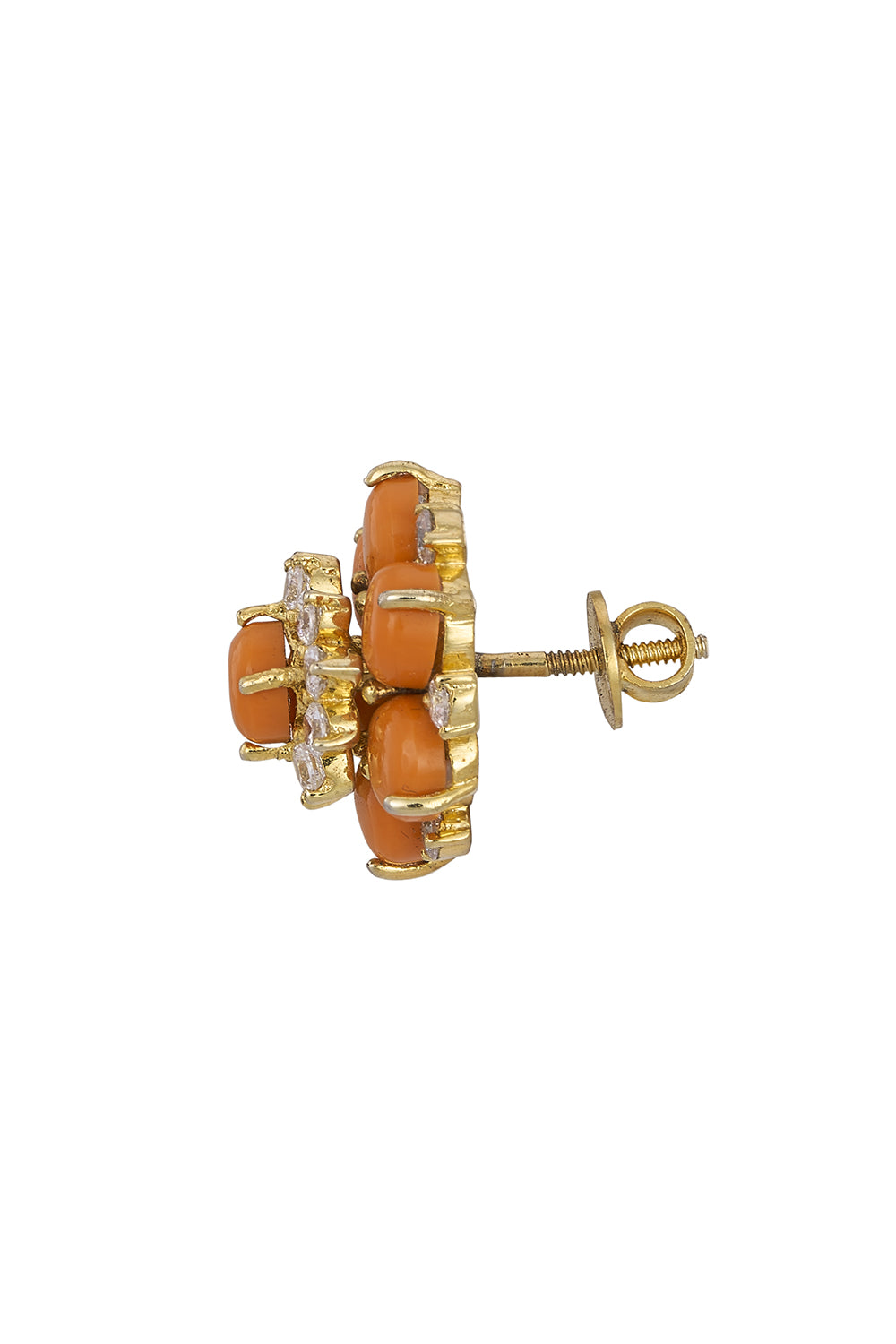 925 Silver Coral Earrings