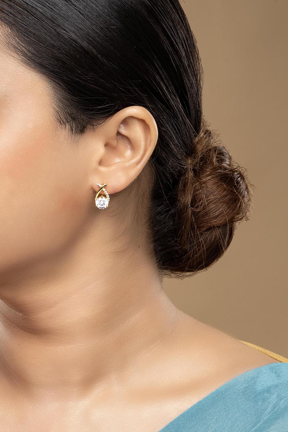 925 Silver Crossover Studs