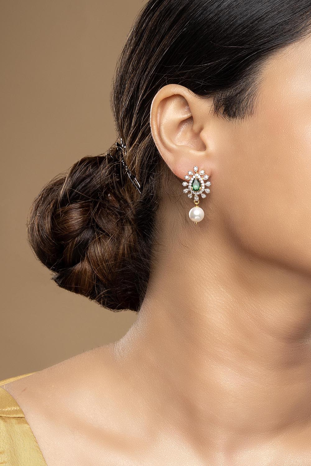 925 Silver Detachable Vijaya Earrings