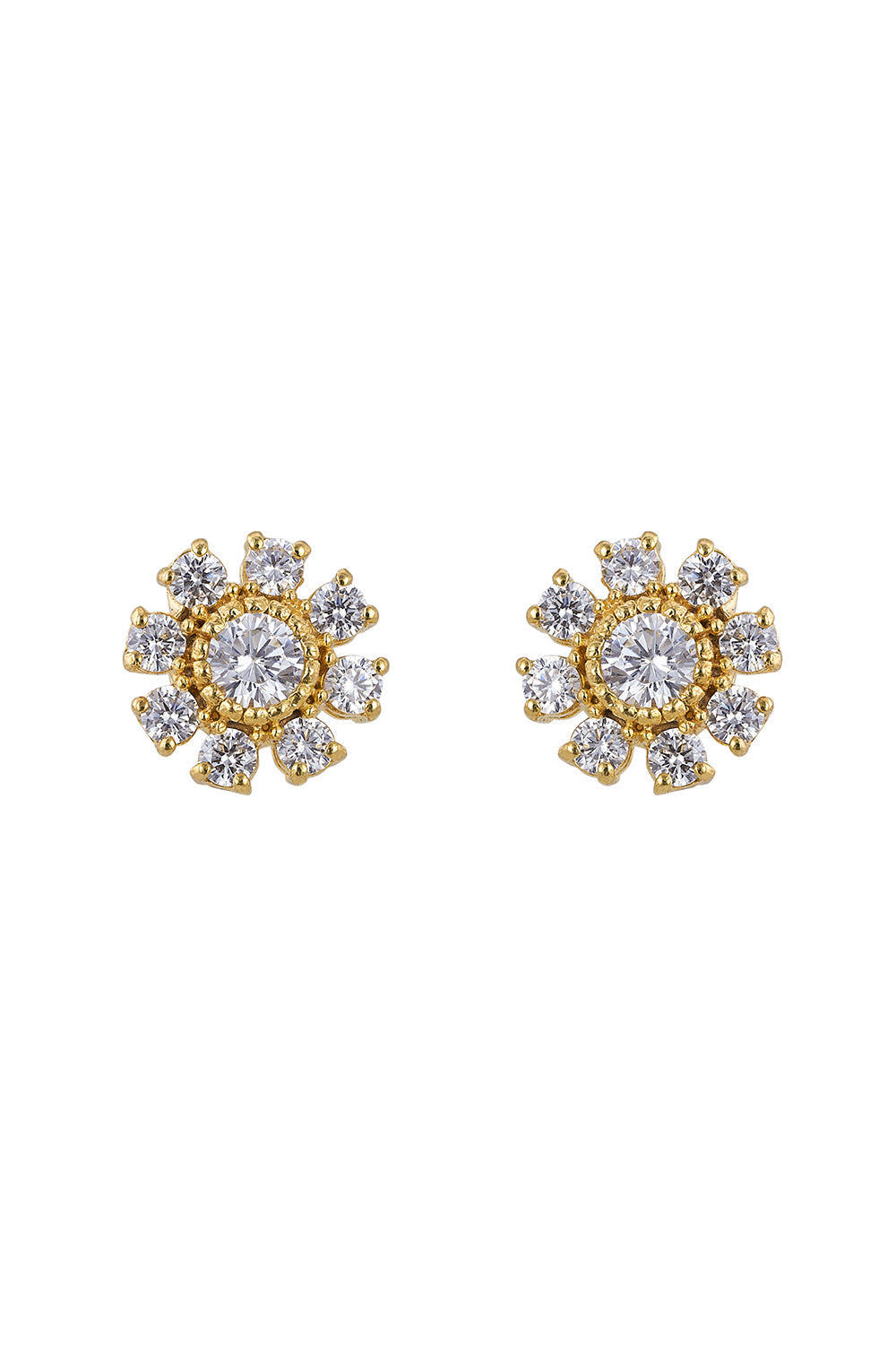 925 Silver Fleur Earrings