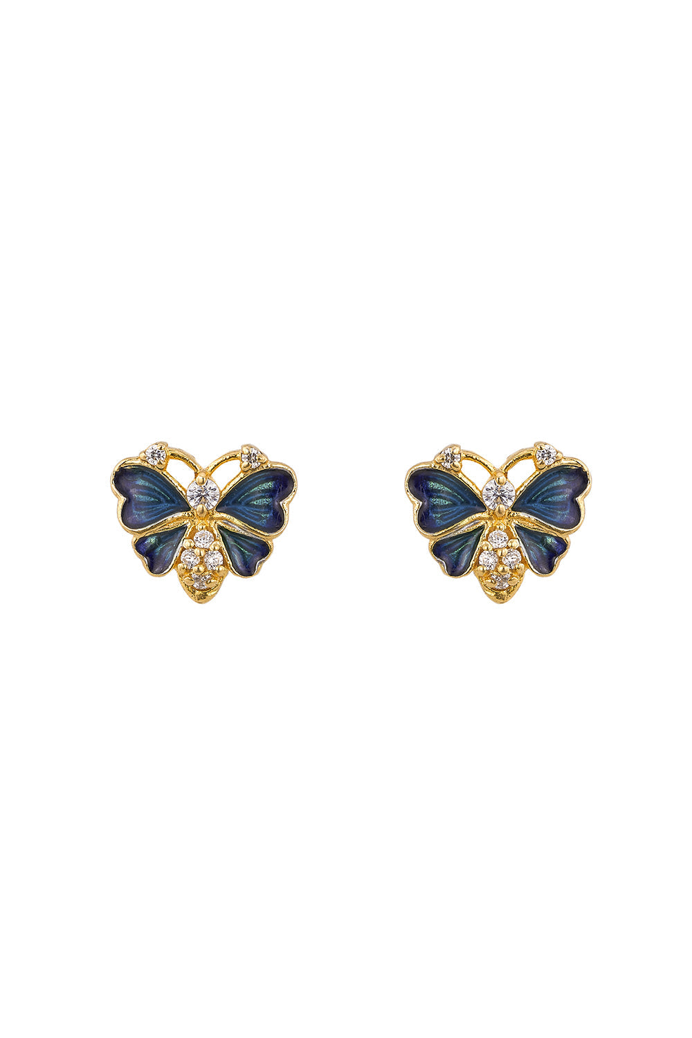 925 Silver Full Butterfly Earrings