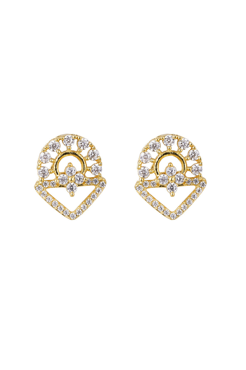 925 Silver Geometric Studs