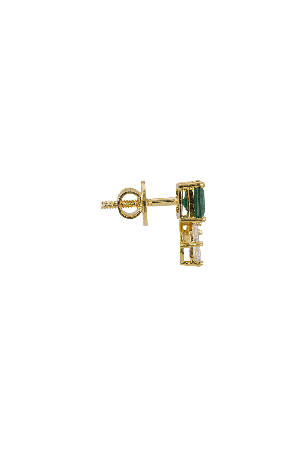 925 Silver Green Jaza Earrings