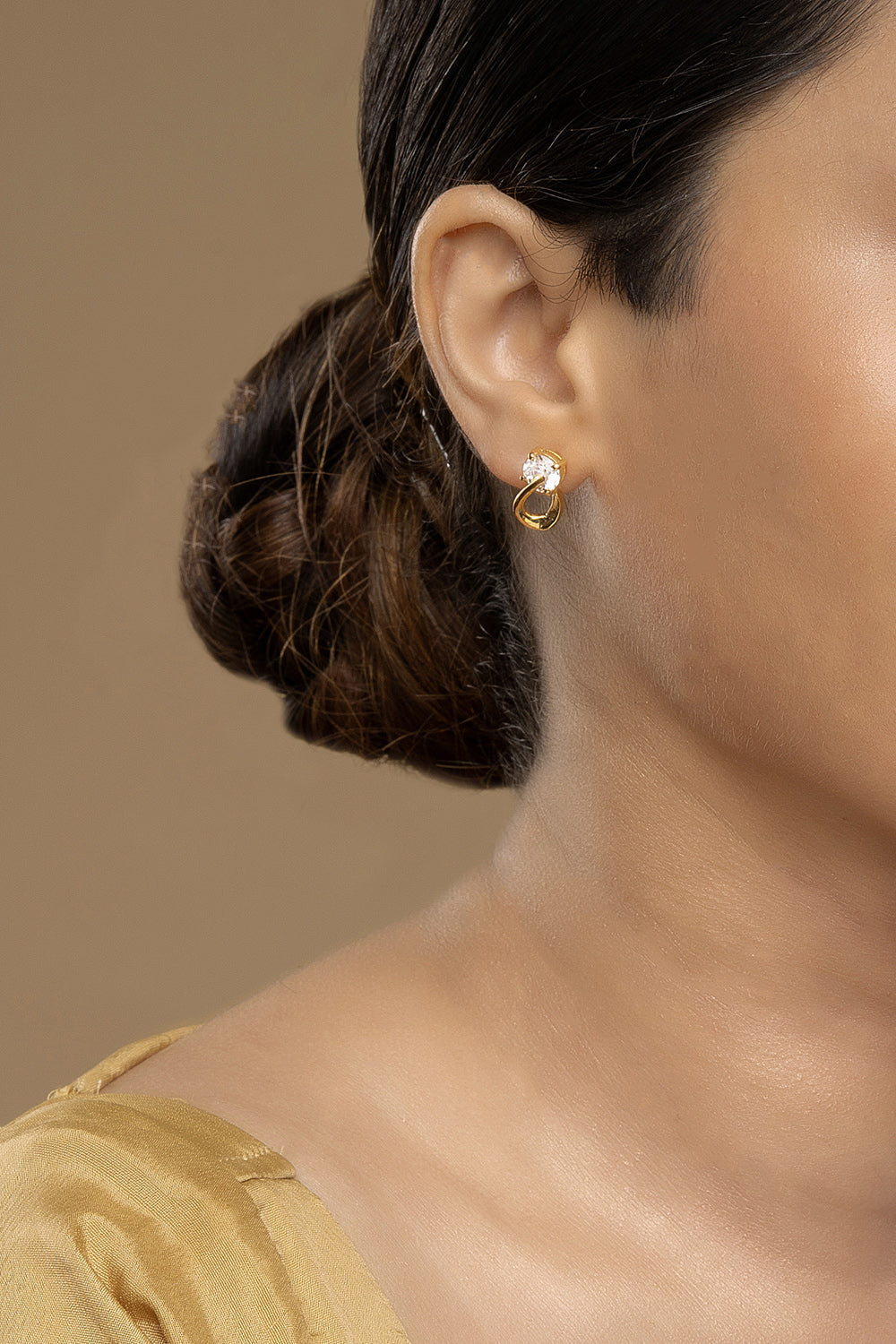 925 Silver Hula Studs