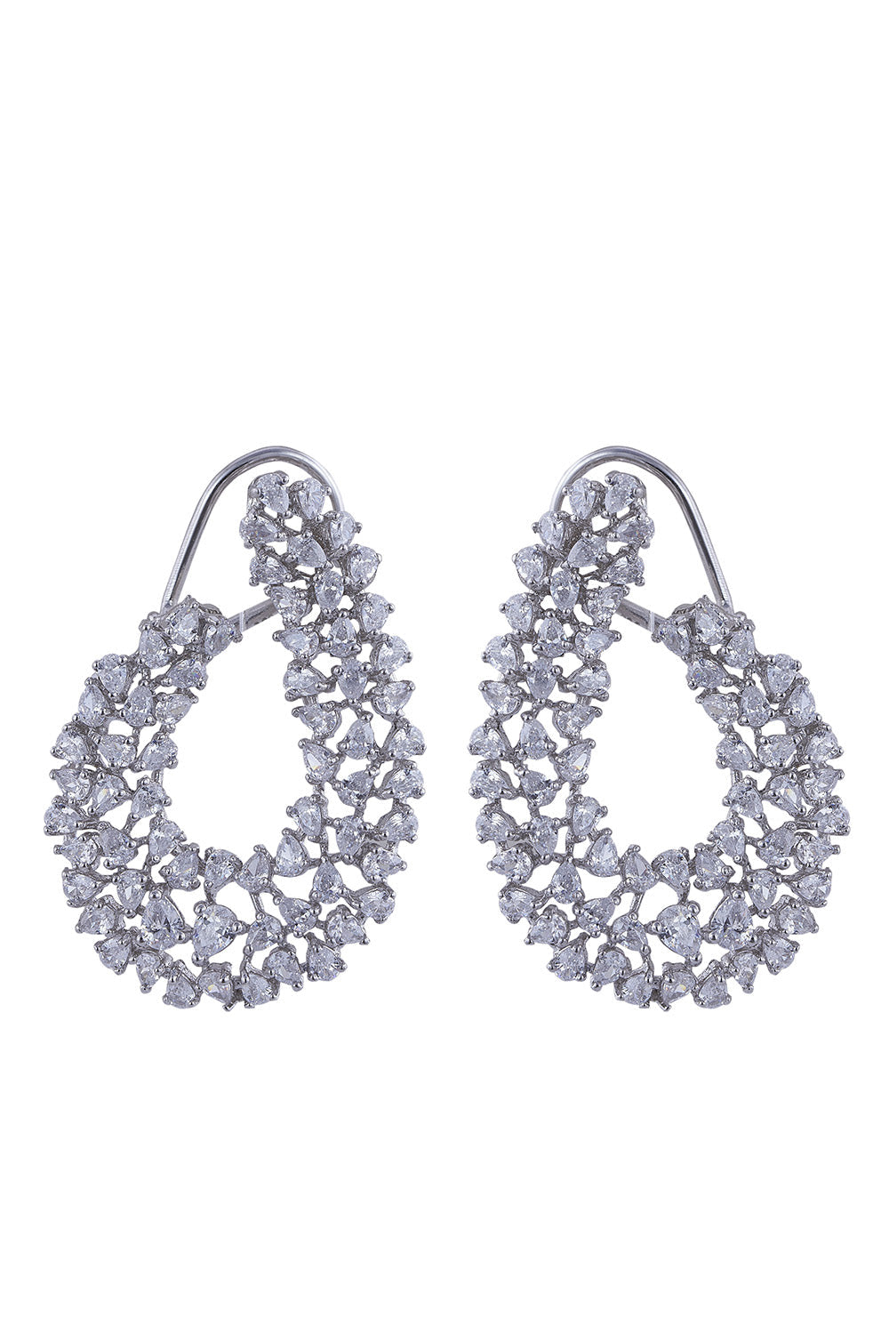 925 Silver Iceberg Earrings