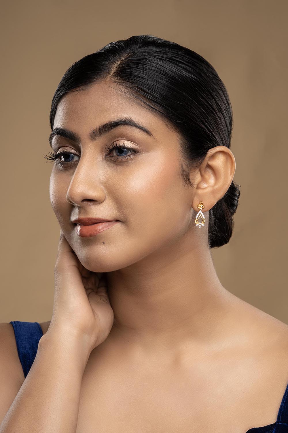 925 Silver Laurel Earrings