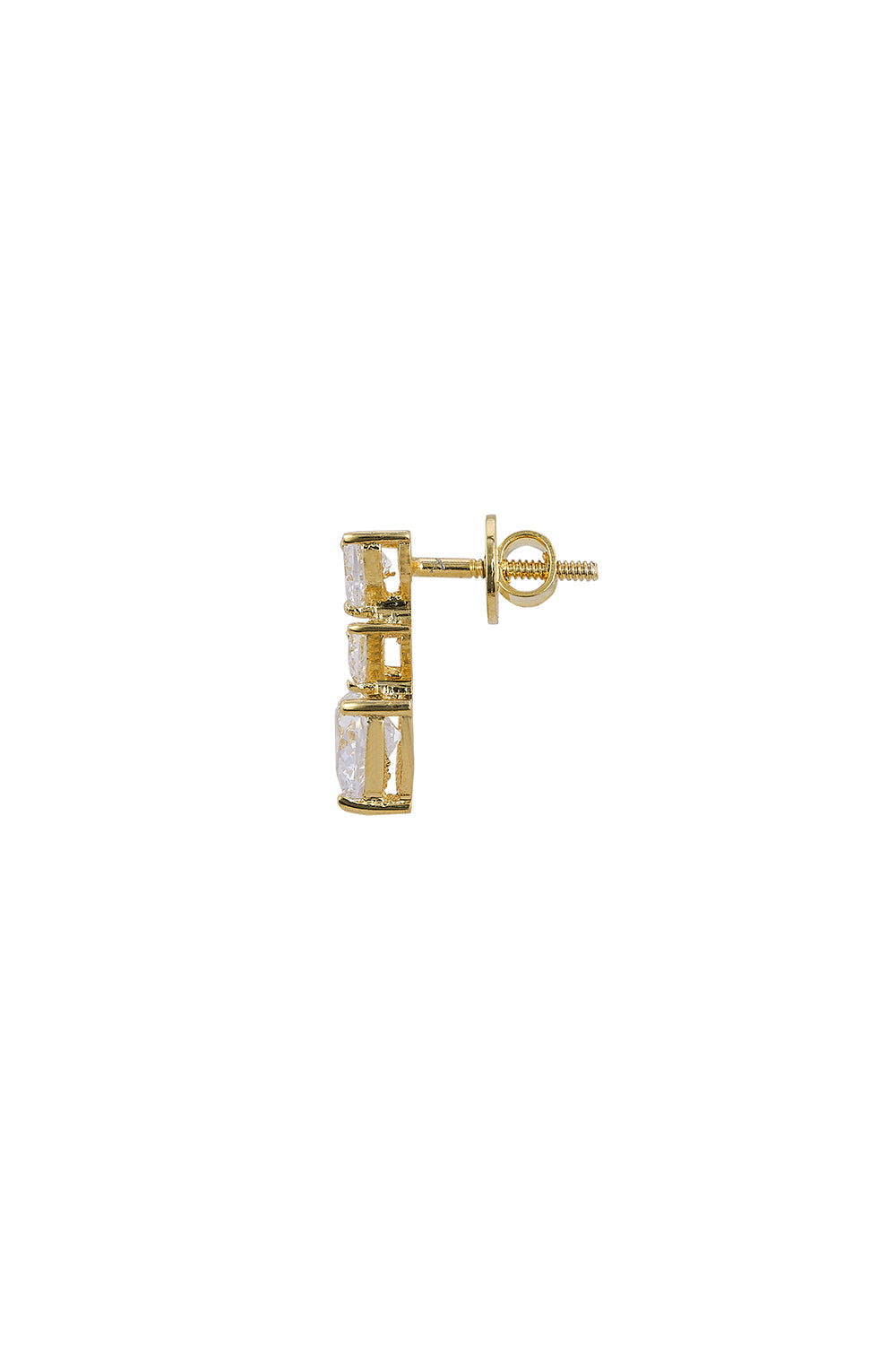 925 Silver Love Traingle Earrings