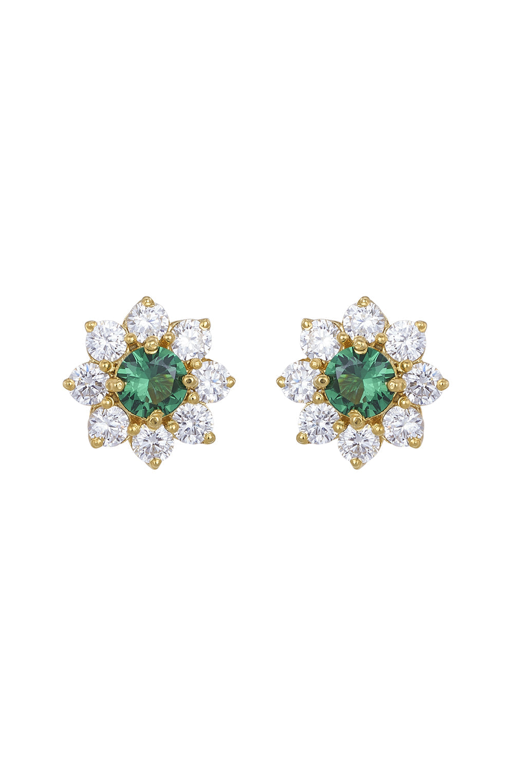 925 Silver Magnolia Earrings