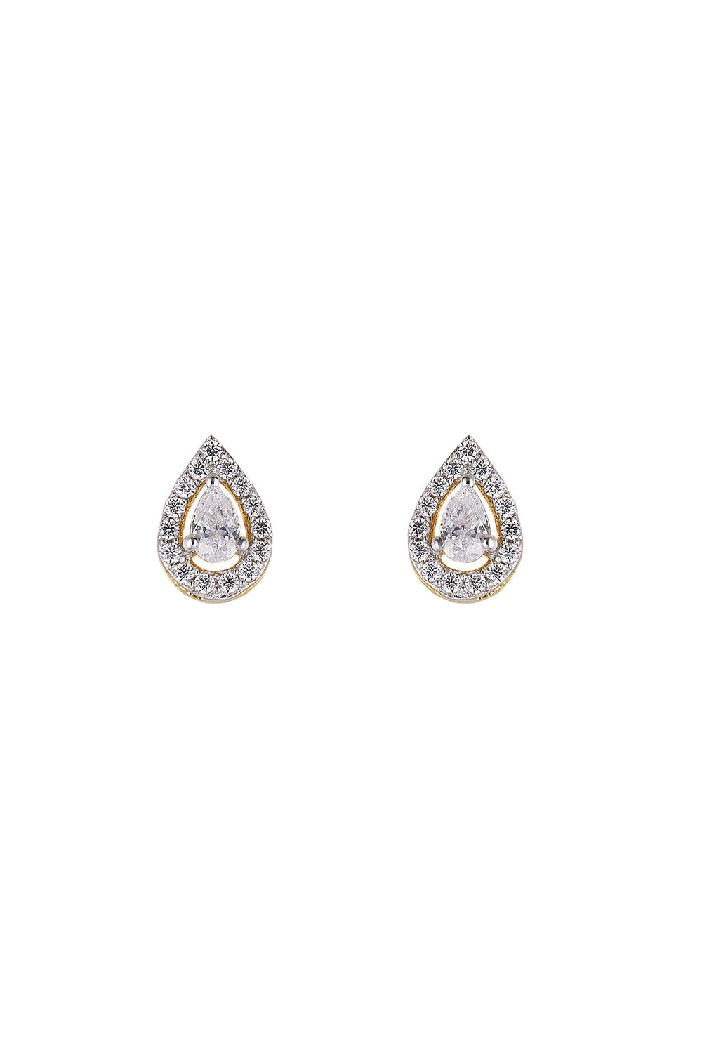 925 Silver Mini Pear Earrings