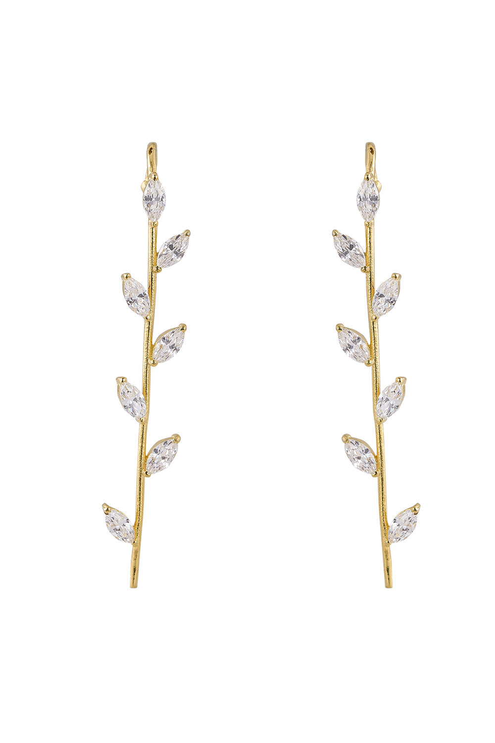 925 Silver Myrtle Earcuff