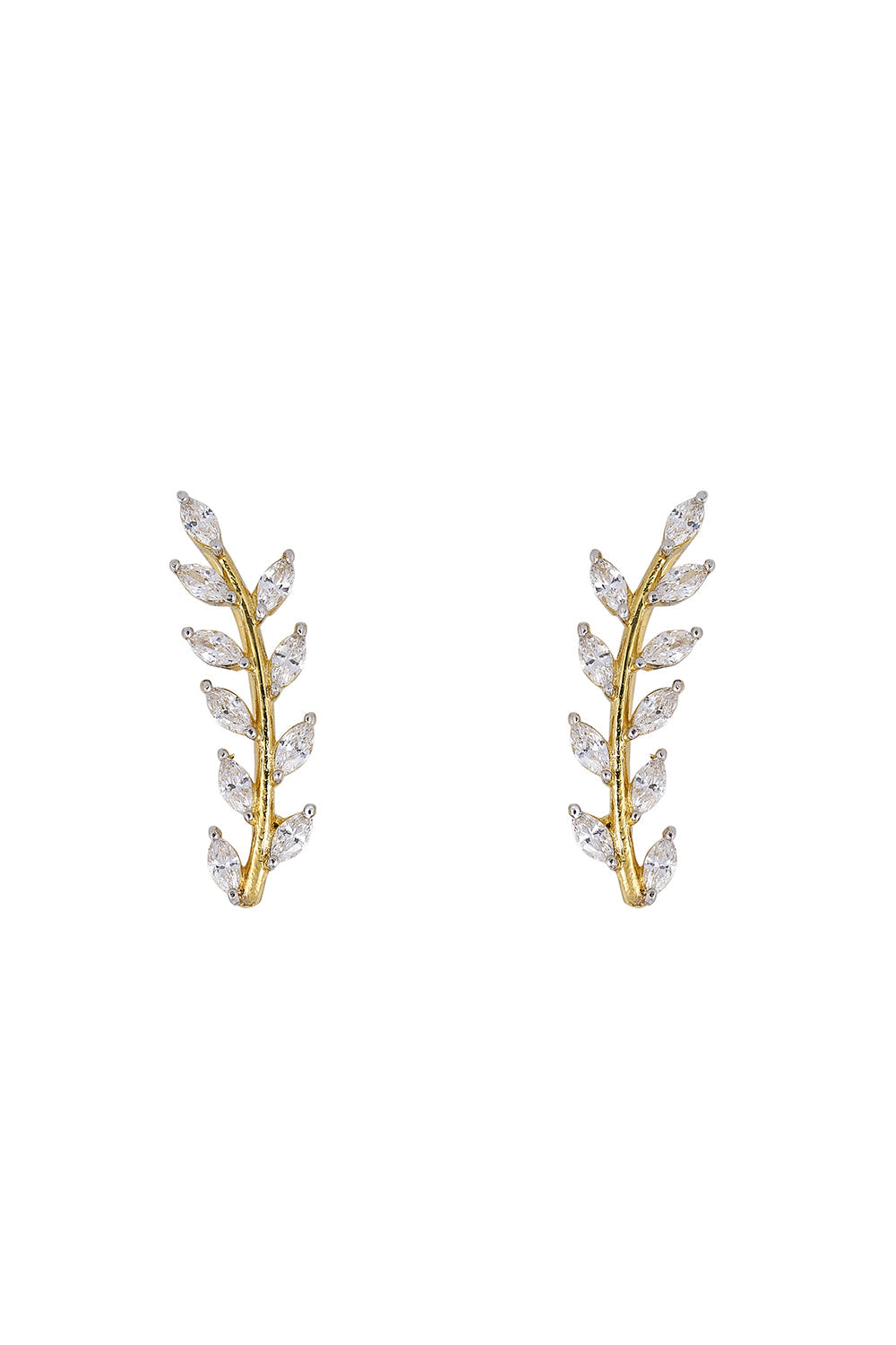 925 Silver Periwinkle earcuff