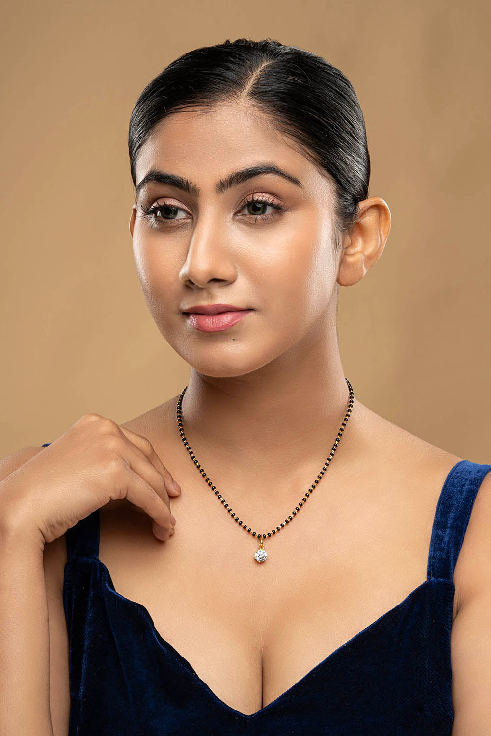 925 Silver Solitaire Mangalsutra