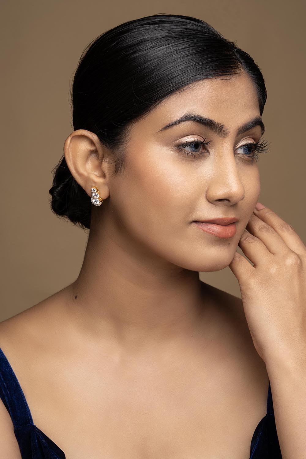 925 Silver Stormi Solitaire Earrings