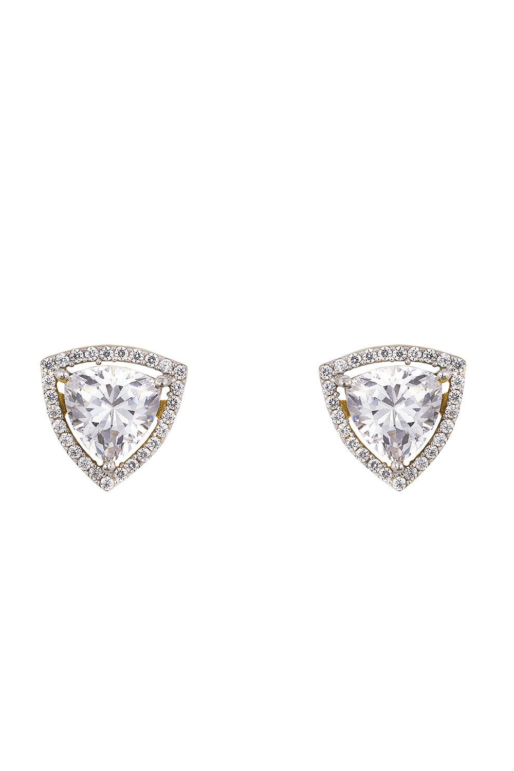 925 Silver Trikona Earrings