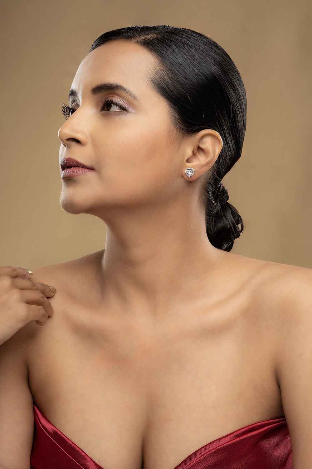 925 Silver Valentine Earrings