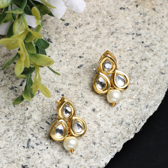 Stone Kundan Earrings