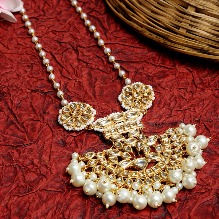 Long Kundan Neckpiece