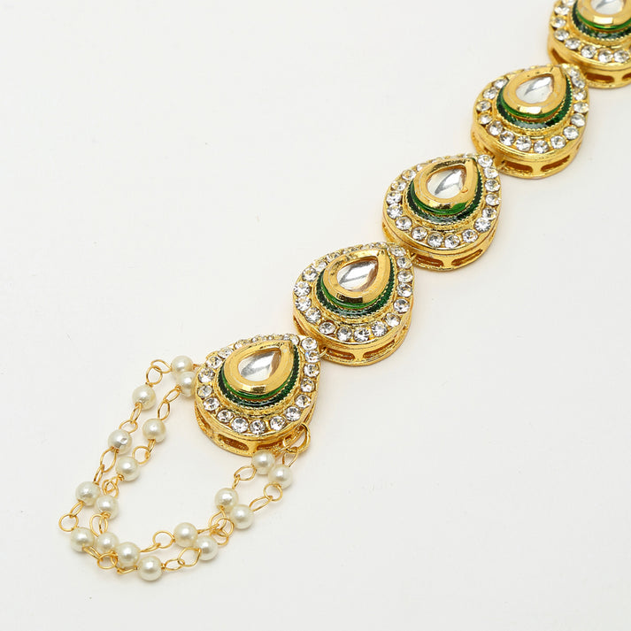Kundan Hand Harness