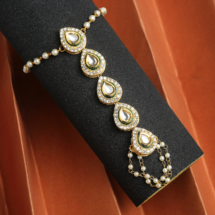 Kundan Hand Harness
