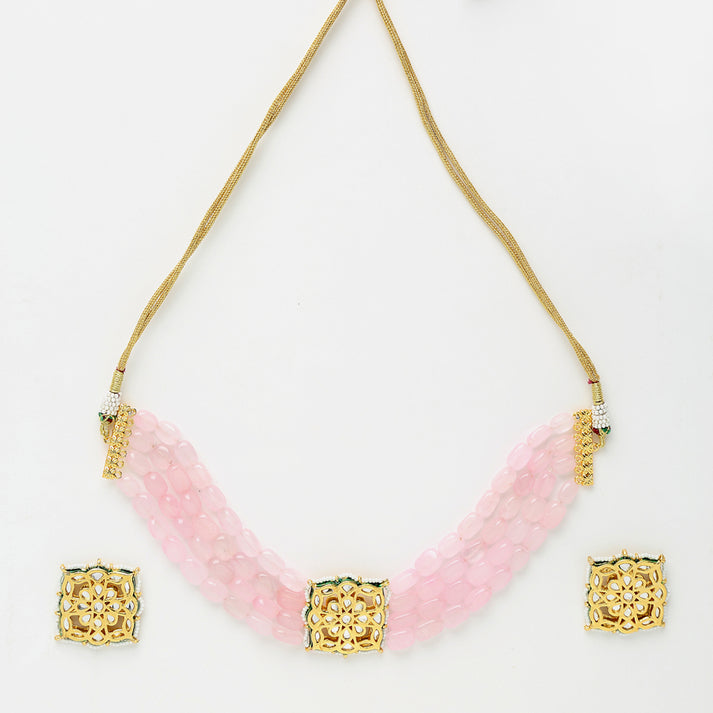 Kundan Choker With Kundan Studs