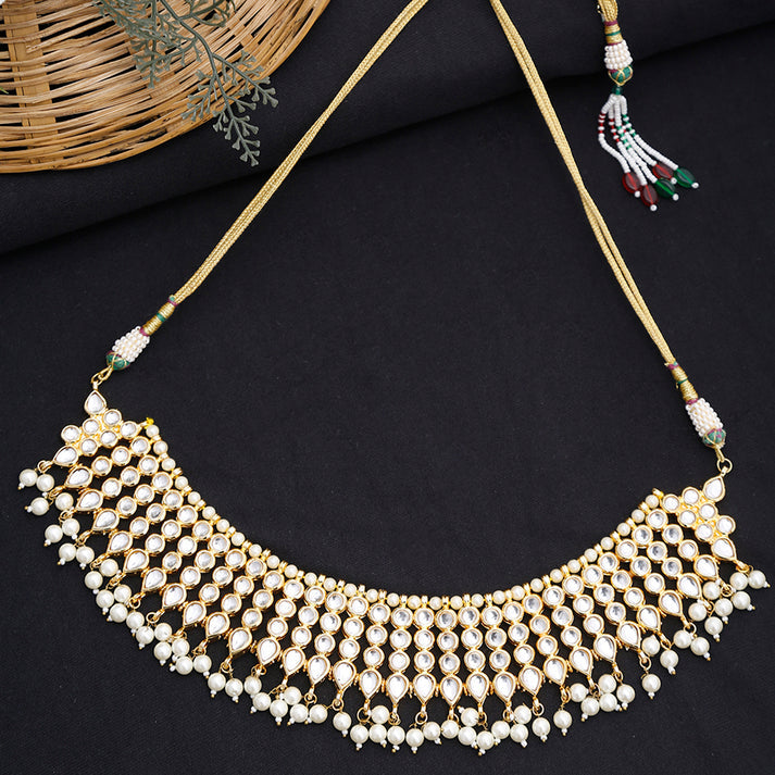 Kundan Pearl Choker