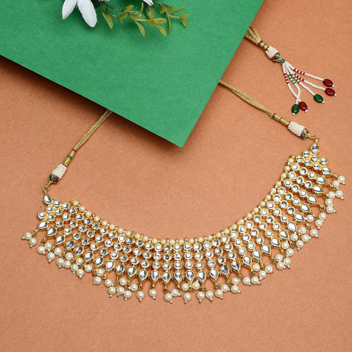 Kundan Pearl Choker