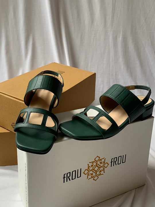 Bria Sandals - Forest Green