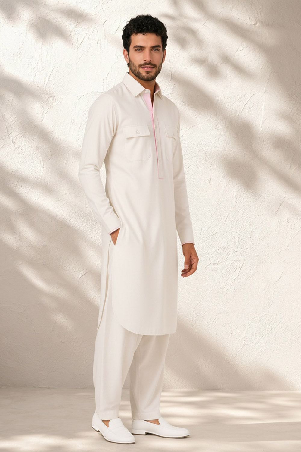 Classic Pathani Kurta Set - Adhiraj