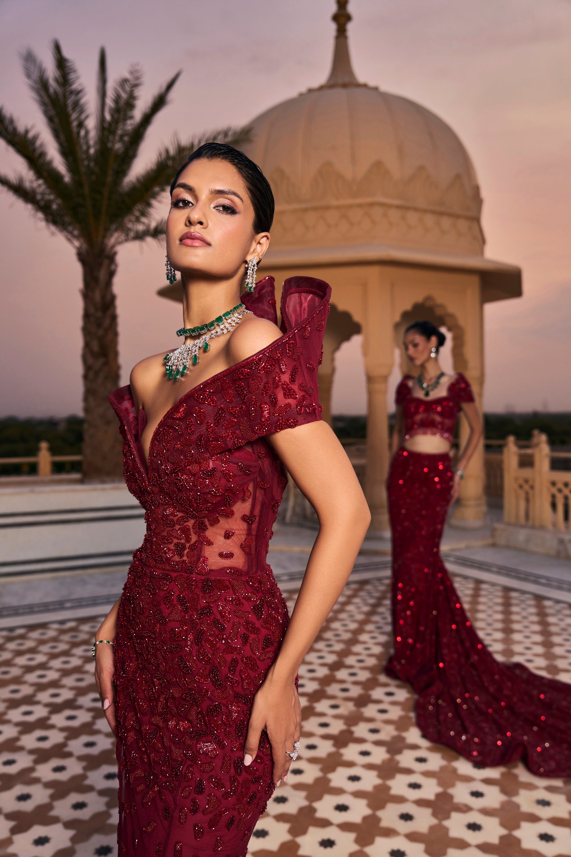 Ingrid Rouge Gown