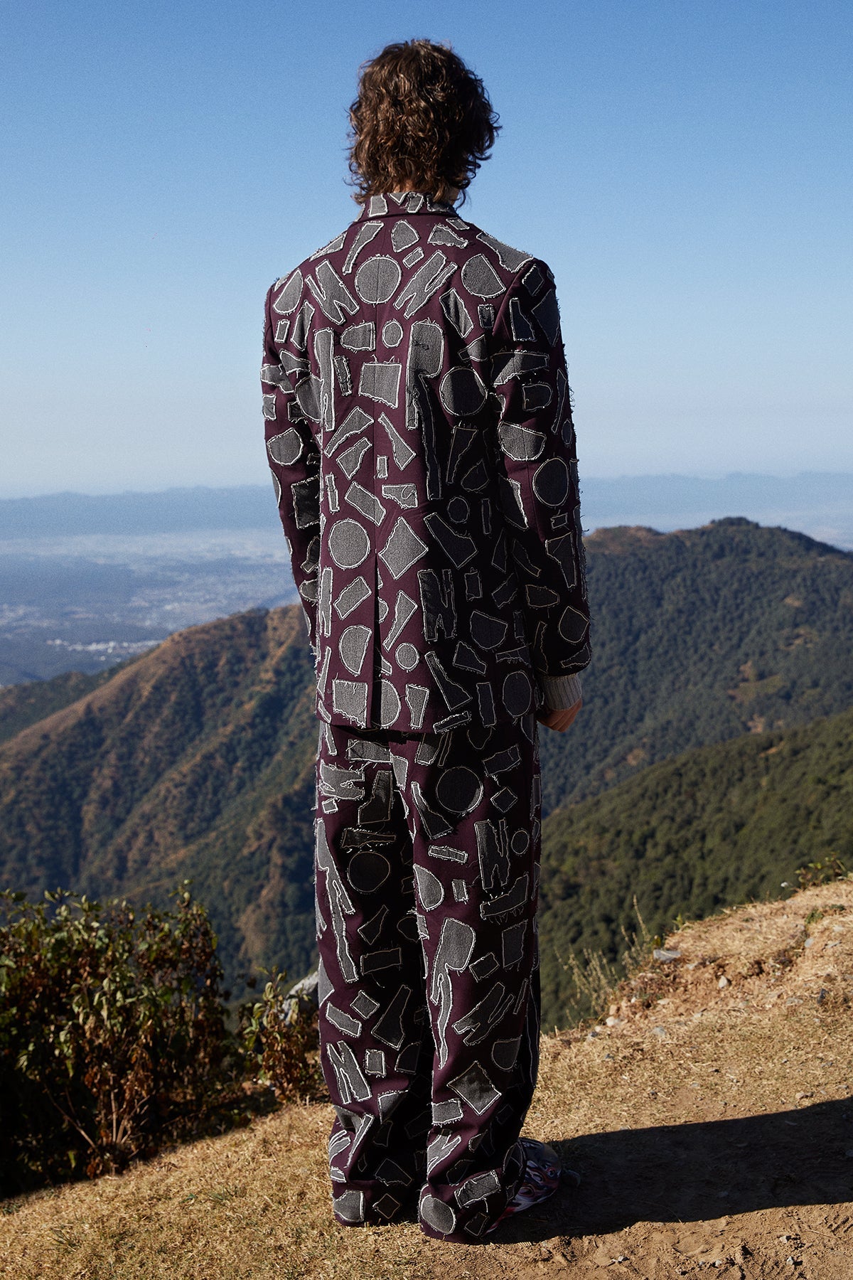 Baggy Pants Of "(Abstract Shapes Blazer)"