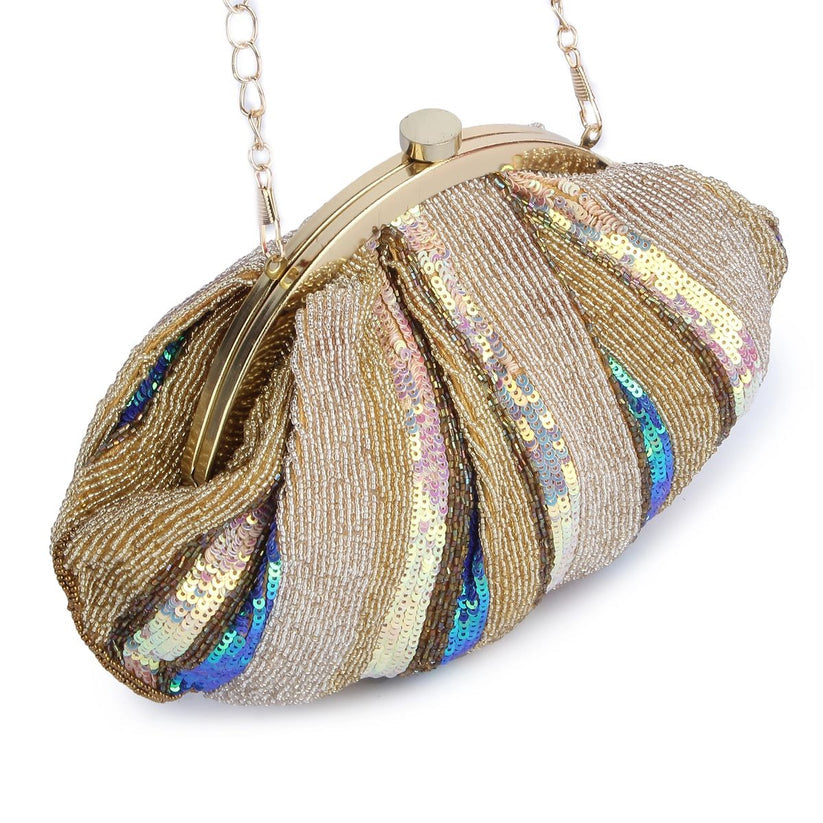 CY A Clutch Story Empowering Soft Hand Embroidered Pouch Front 3