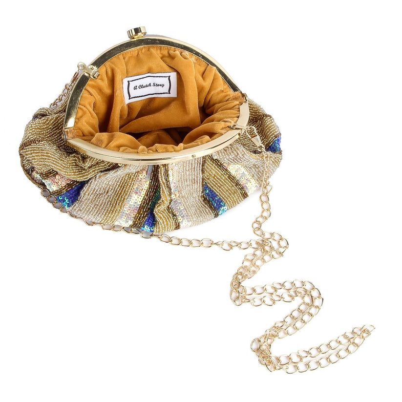 CY A Clutch Story Empowering Soft Hand Embroidered Pouch Front 4